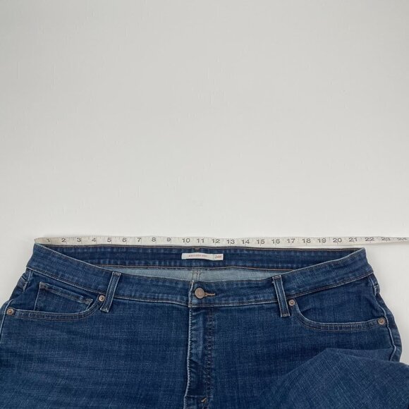 Levi's 415 Classic Boot Blue Bootcut High Rise Jeans Womens Size 24W Stretch - Picture 9 of 11
